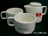 (日本電話專賣) Vodafone 罕有茶壺茶杯套裝 (非賣品) Vodafone迷