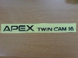 APEX TWIN CAM 16 貼紙